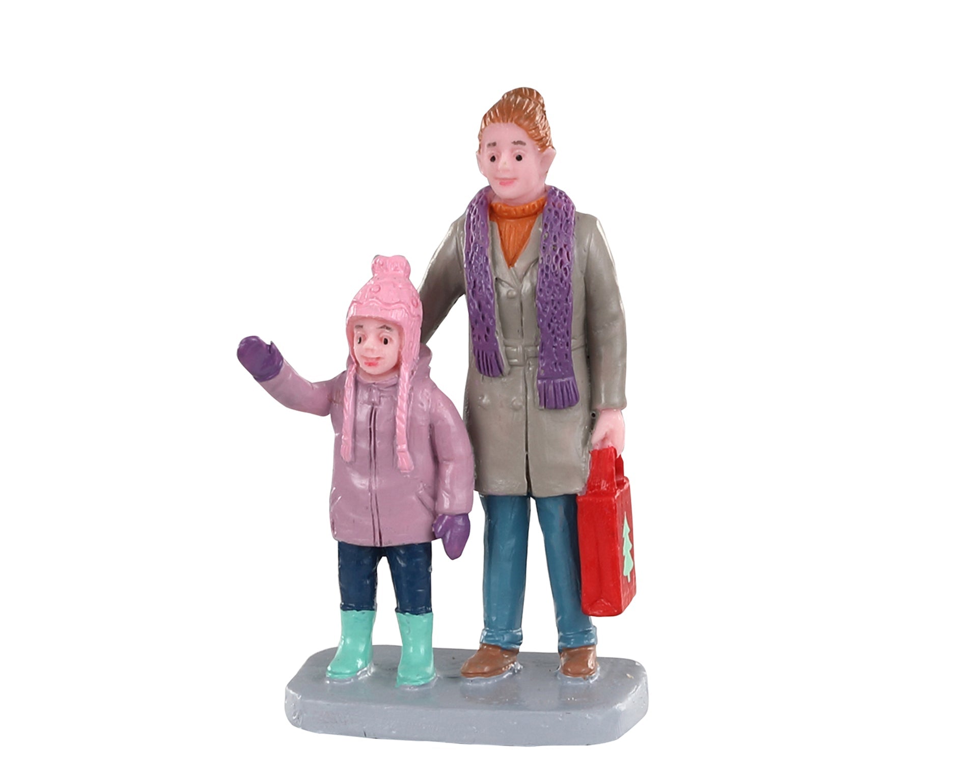 LEMAX Christmas Market Shoppers #02959